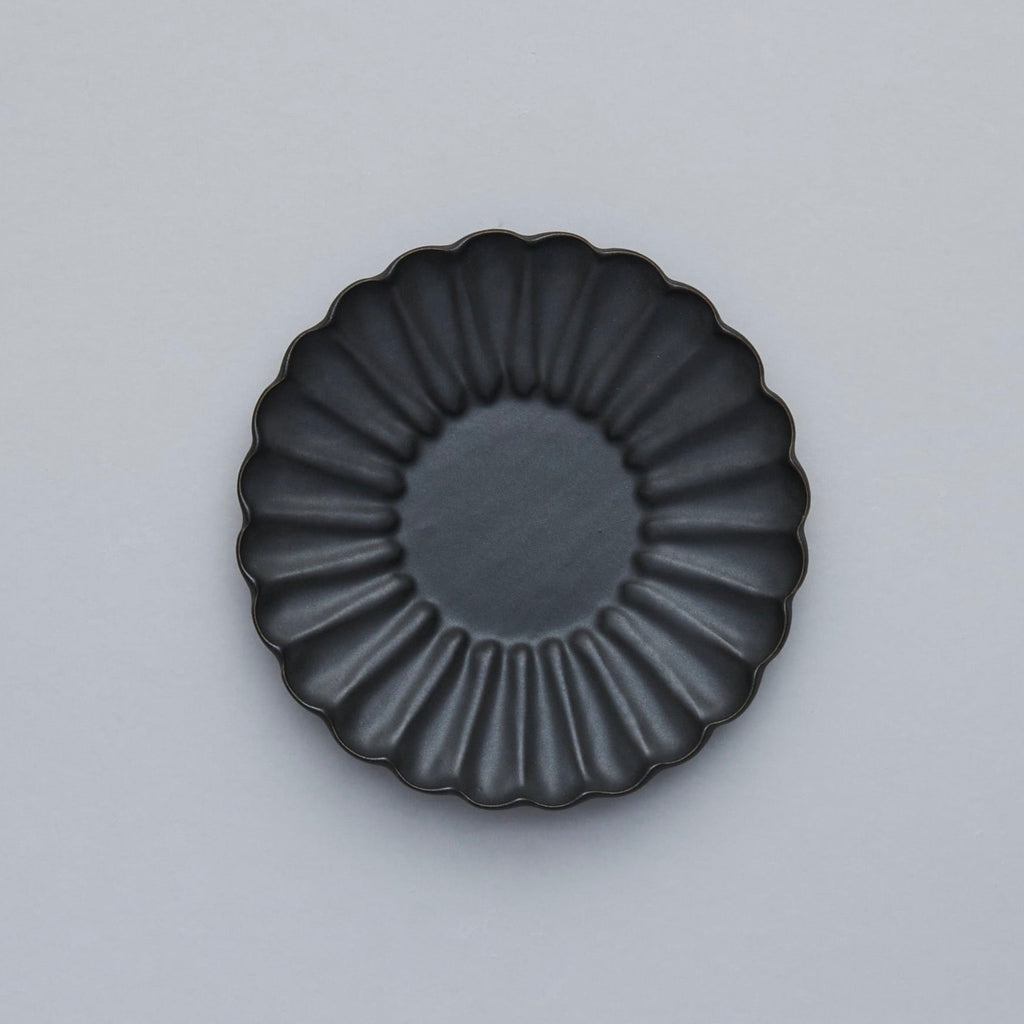 Yoshida Rinka Plate, elegant black, 190mm x 30mm