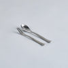 Silver Hammered Dessert Spoon L14cm x W2.2cm