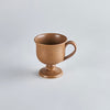 Yoshida Beadedfoot Coffee Cup, shabby chic amber, D8.5cm x H9.5cm