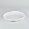 224 Porcelain Uzra Oval Bowl L, White, 236 x 204 x H35mm