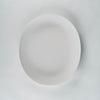 224 Porcelain Uzra Oval Bowl L, White, 236 x 204 x H35mm