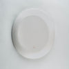 224 Porcelain Uzra Oval Bowl L, White, 236 x 204 x H35mm