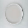 224 Porcelain Uzra Oval Plate L, White, 245 x 215 x 18.5mm