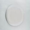 224 Porcelain Uzra Oval Plate L, White, 245 x 215 x 18.5mm