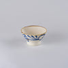 Aizen Gama Indigo Blue Kurawanka Bowl, Scroll Arabesque