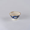 Aizen Gama Indigo Blue Kurawanka Bowl, Floral Pattern