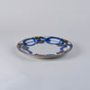 Aizen Gama Indigo Blue 18cm Plate, Floral Pattern