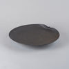 Black Glaze Single-sided 8-inch Plate, 23.9cm x 23.2cm x H3.9cm, Design by Takada San