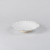 White Glaze Cloud Flower Small Bowl V1, 14cm x 14cm x H2.8cm, Design by Kuroki San