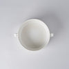 White Glaze Square Soup Bowl, 12.5cm x 15.5cm x  H6cm, 380cc, Design by Kuroki San