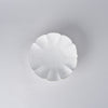 White Glaze Cloud Flower Small Bowl V2, 14cm x 14.5cm x H4.8cm, 180cc, Design by Kuroki San