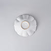 White Glaze Cloud Flower Small Bowl V2, 14cm x 14.5cm x H4.8cm, 180cc, Design by Kuroki San