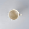 Yoshida Beadedfoot Coffee Cup, antique white, D8.5cm x H9.5cm