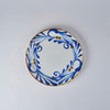 Aizen Gama Indigo Blue 18cm Plate, Scroll Arabesque