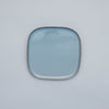 Square Large Plate, Smokey Blue, 25.4cm x 25.4cm x 1.5cm, Design by Anita Le Grelle