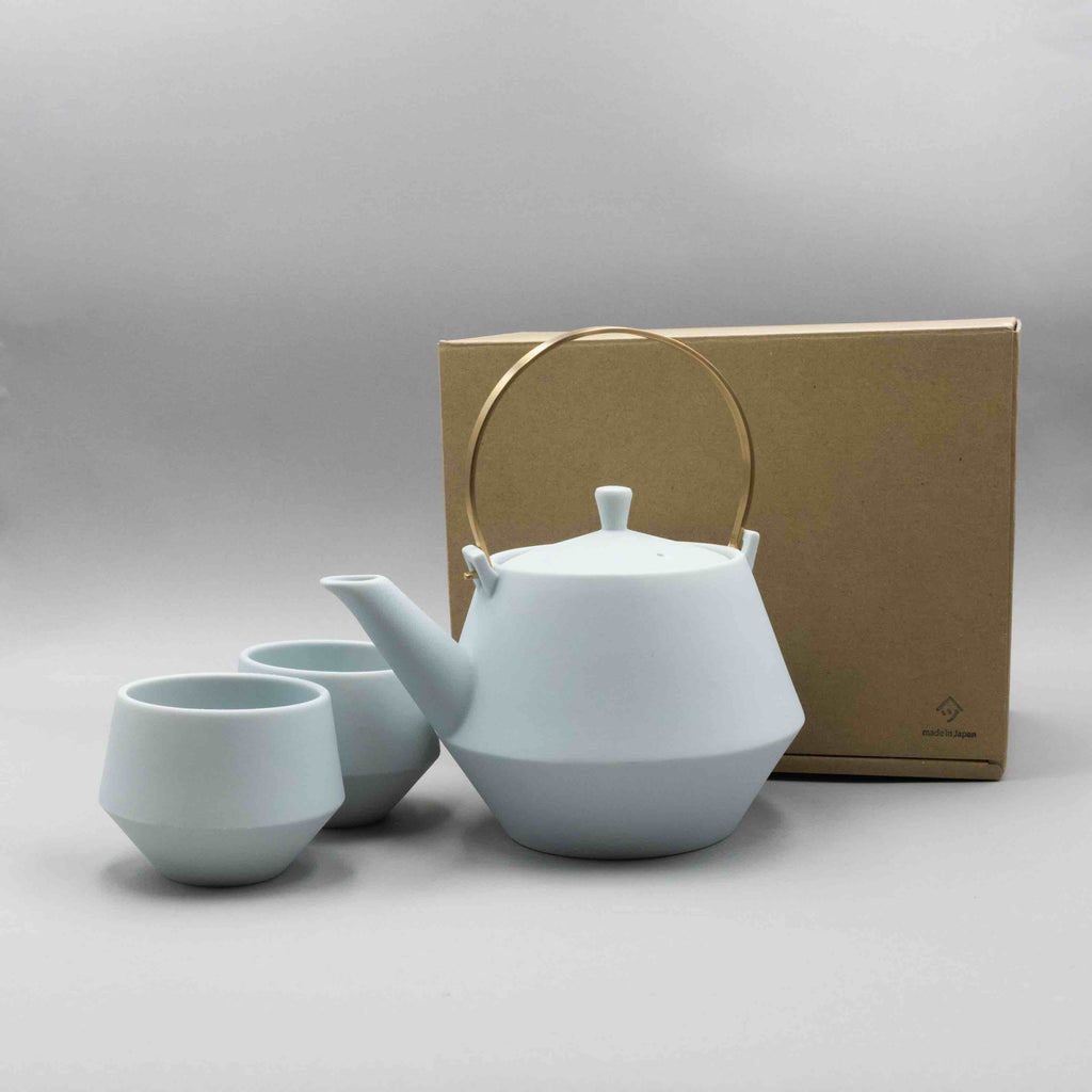 Yamatsu Tea Set Blue White, 450ml